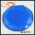cheap bulk jewelry large blue round flat bottom glass
